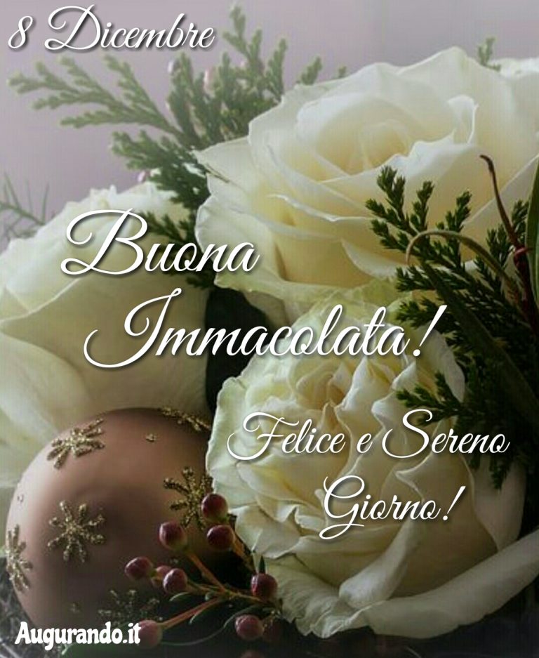 Immagini Bellissime Per Augurare Buon Immacolata